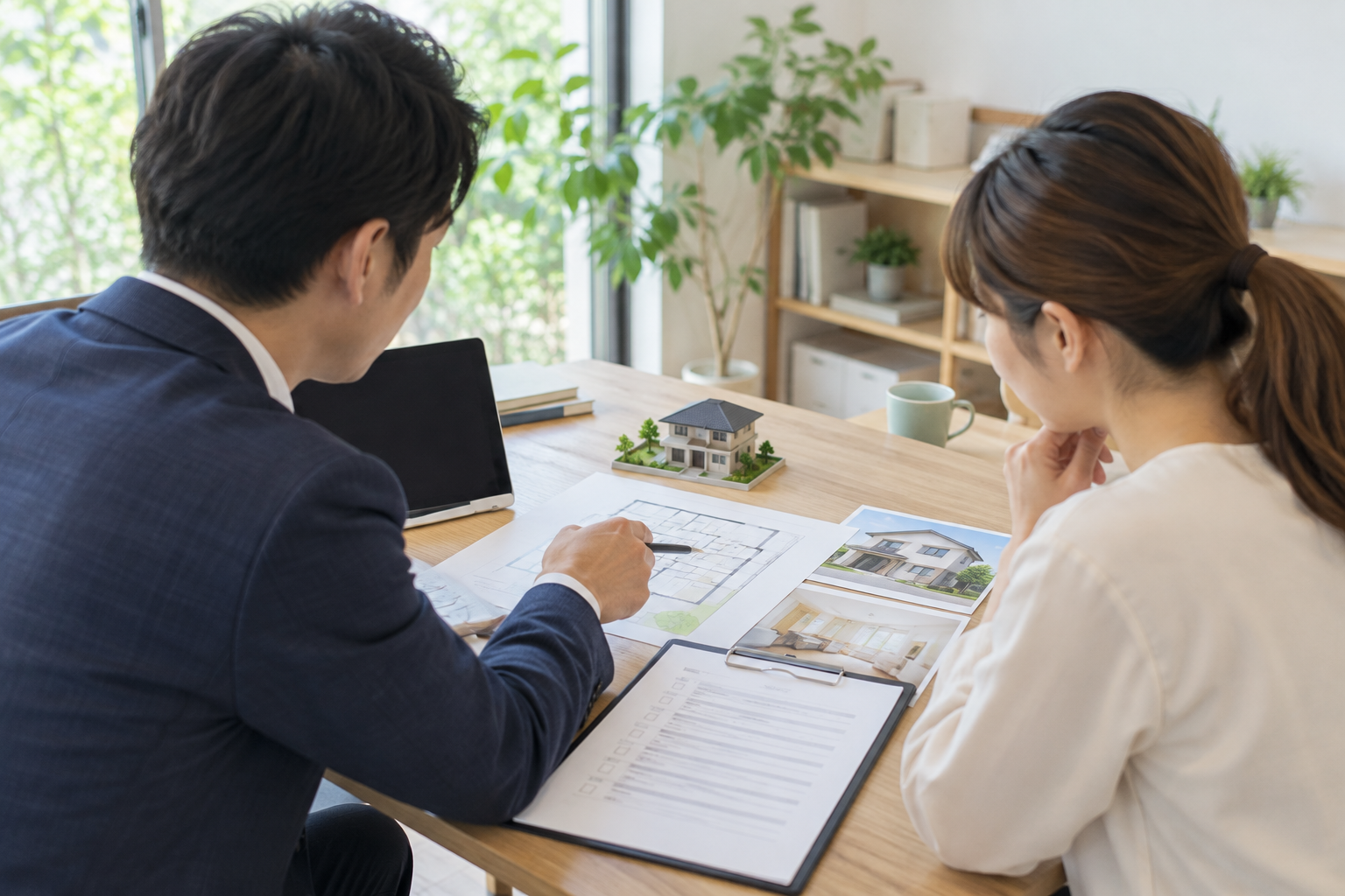 物件情報と完成後・資金計画を確認する相談