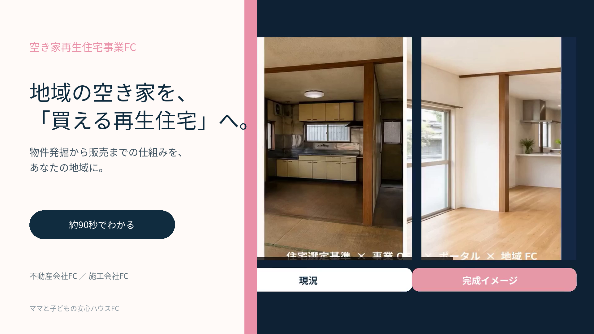 安心ハウスFC募集入口90秒動画サムネイル